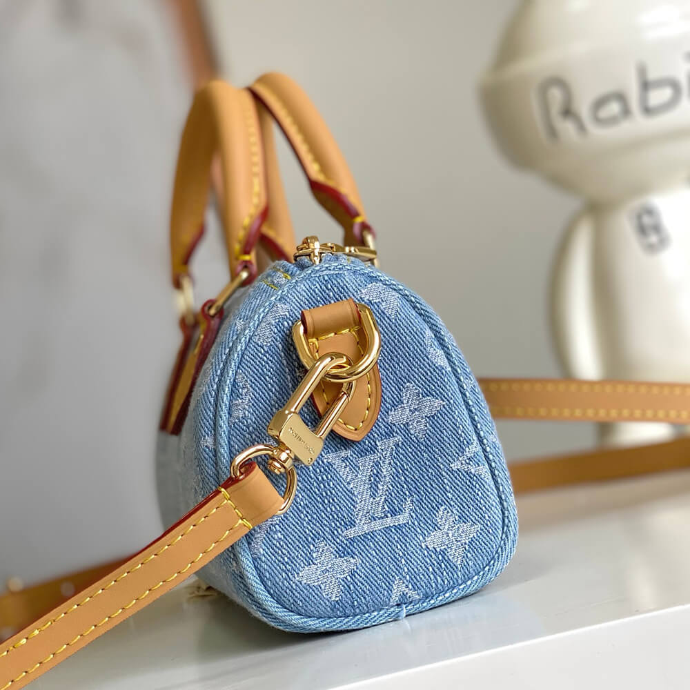 LV Nano Speedy Denim Bag - Replica Luxury Bags™