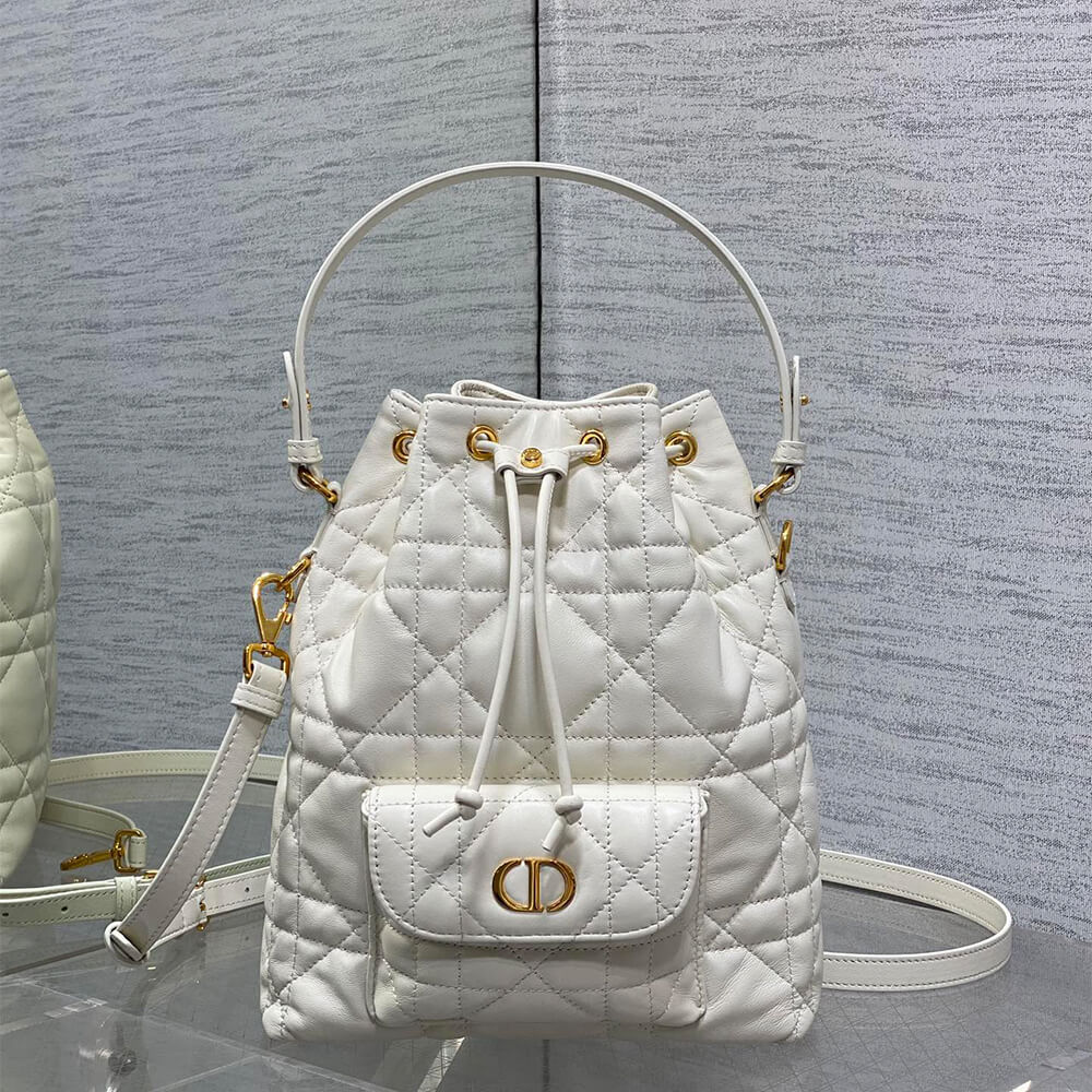 Small Dior Caro Bucket Bag - Replica Luxury Bags™
