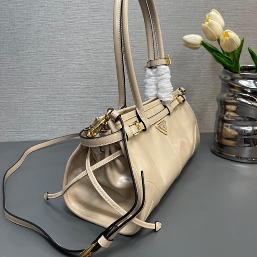 Prada Medium Leather Handbag - Replica Luxury Bags™