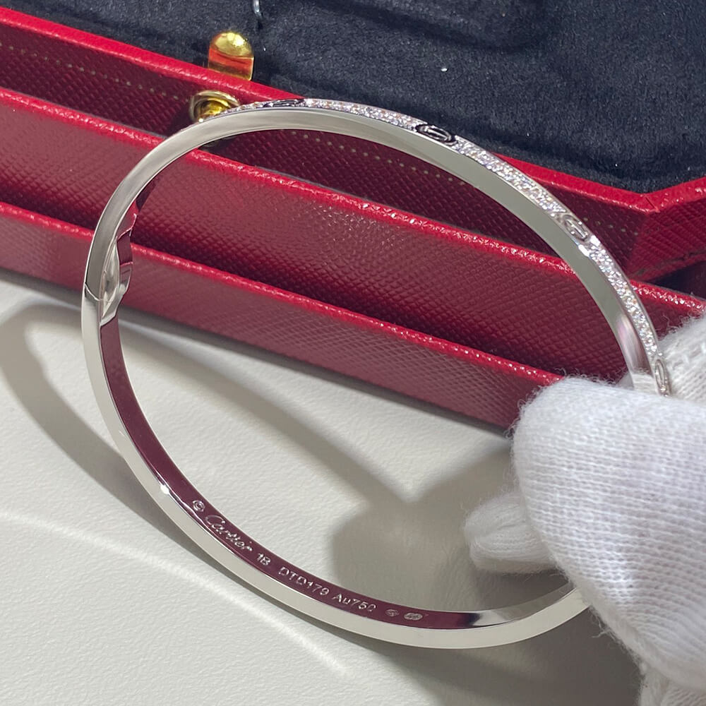 Cartier Love Bracelet Gold White - Replica Luxury Bags™
