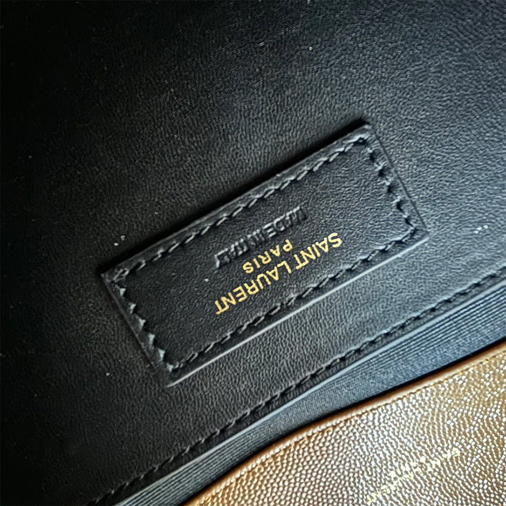 YSL Envelope Medium Bag in Grained Leather - Replica Luxury Bags™