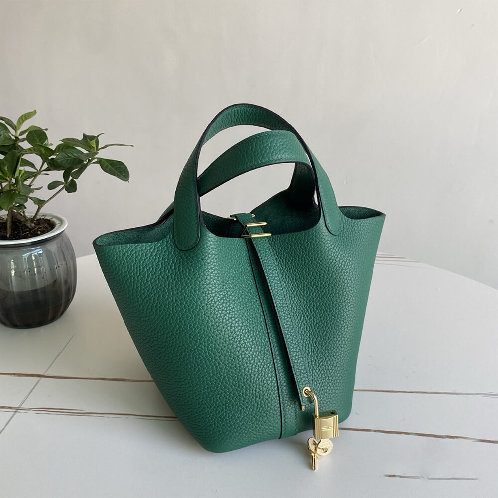Hermes Picotin Lock 18 Bag in Deep Green - Replica Luxury Bags™
