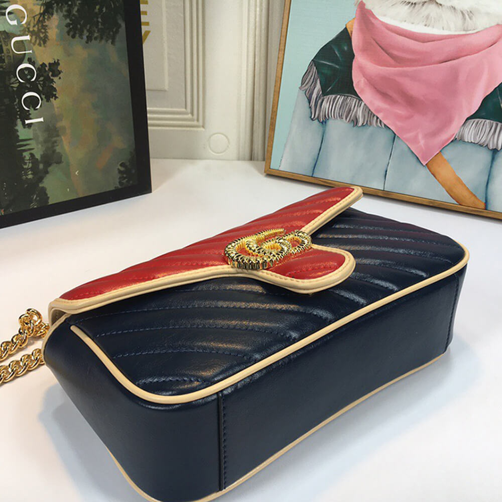 Gucci GG Marmont Small Matelasse Shoulder Bag - Replica Luxury Bags™