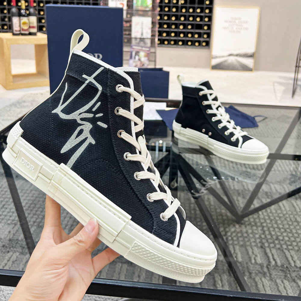 B23 CACTUS JACK DIOR HIGH-TOP SNEAKER Shoes - Replica Luxury Bags™