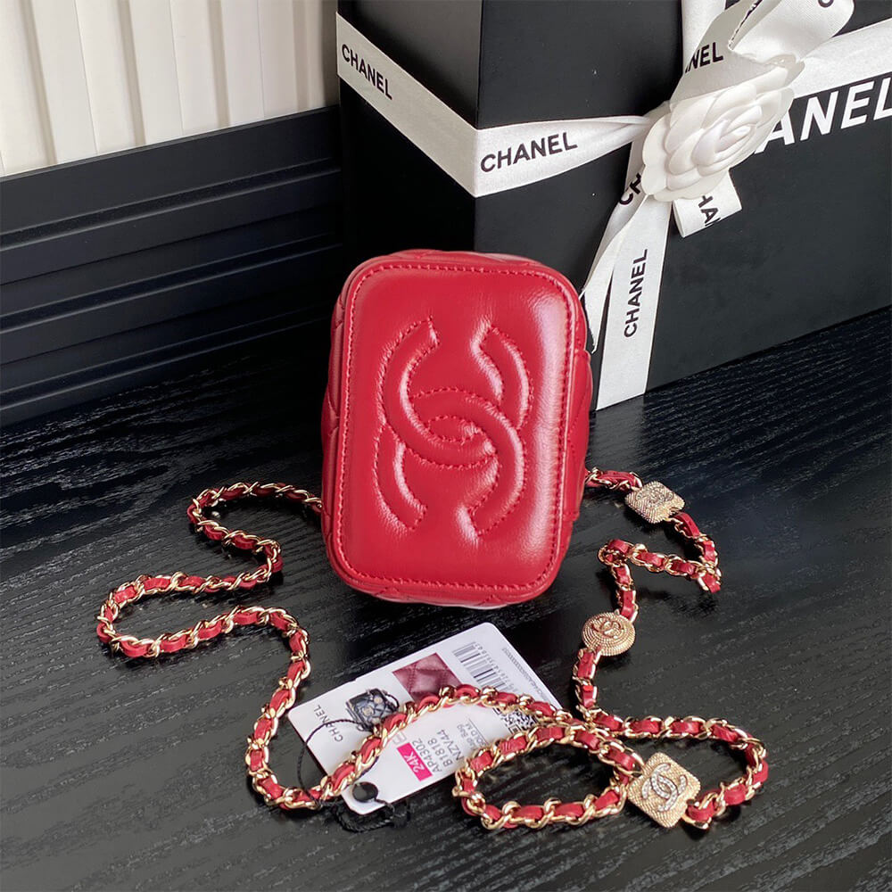 Chanel Small Vanity Bag with Chain - Replica Luxury Bags™