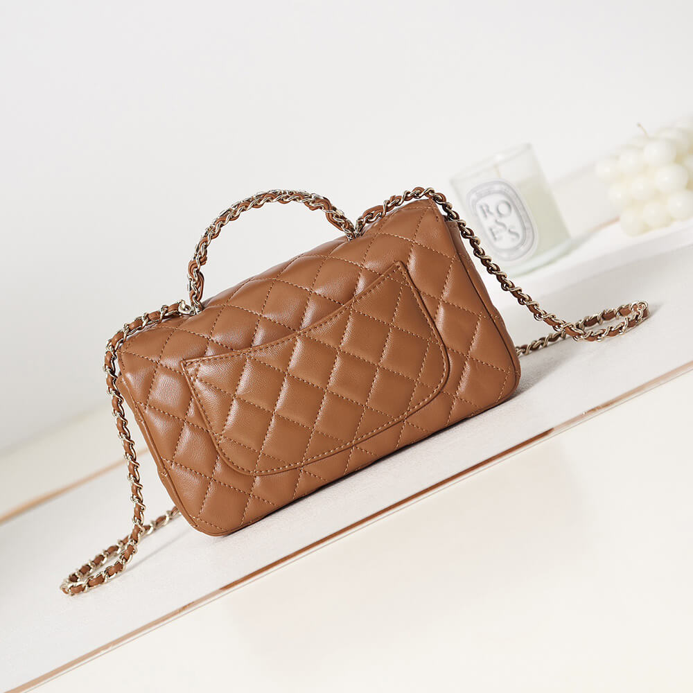 Chanel Mini Flap Bag With Top Handle - Replica Luxury Bags™