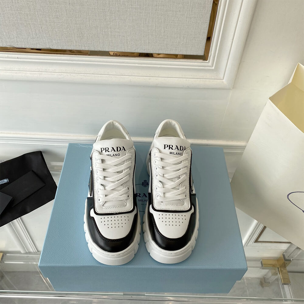 Prada Leather Sneakers Shoes - Replica Luxury Bags™