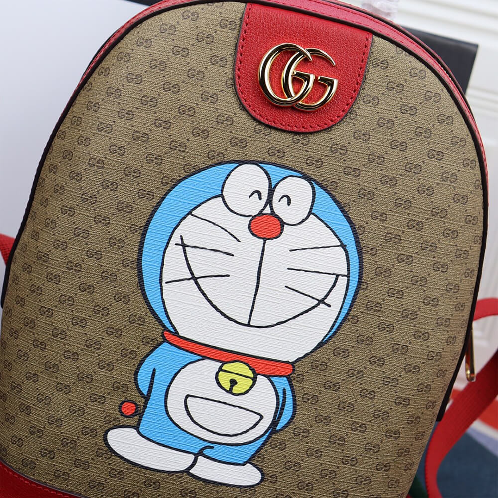 Doraemon x Gucci GG Joint Series Small Backpack Bag - Replica Luxury Bags™