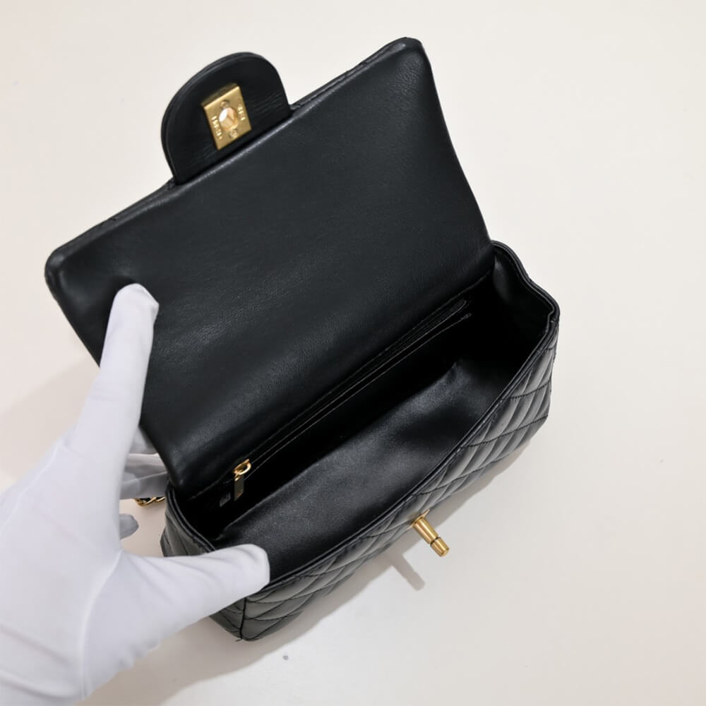 Chanel Mini Flap Bag with Top Handle - Replica Luxury Bags™