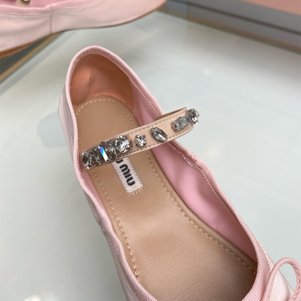 MiuMiu Satin ballerinas Shoes - Replica Luxury Bags™