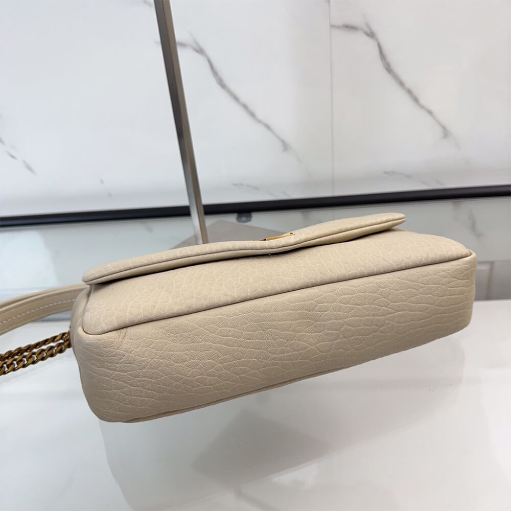 YSL Calypso Medium Bag in Grained Lambskin - Replica Luxury Bags™