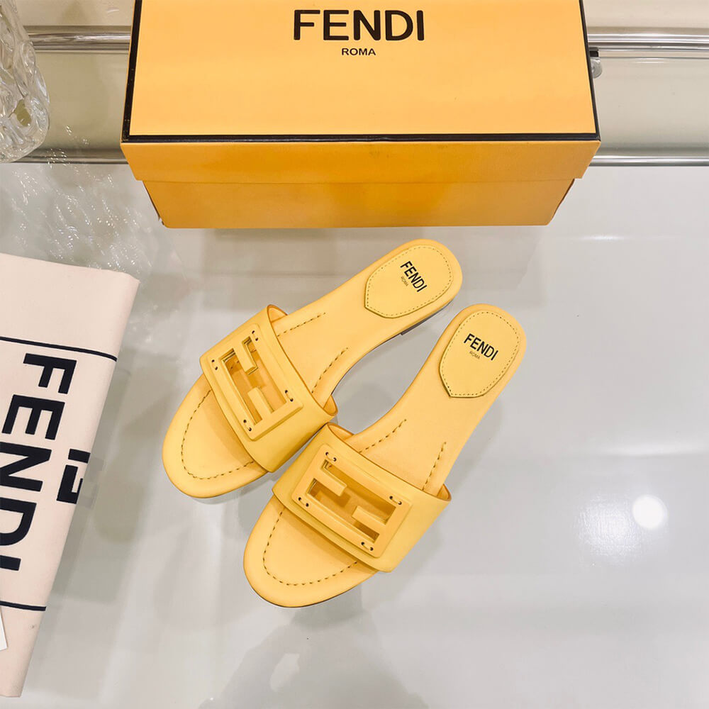 Fendi Baguette Slides Shoes - Replica Luxury Bags™