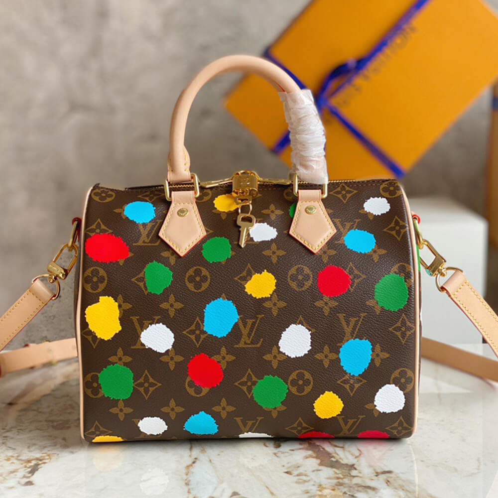 LV x YK Speedy Bandouliere 25 Bag - Replica Luxury Bags™
