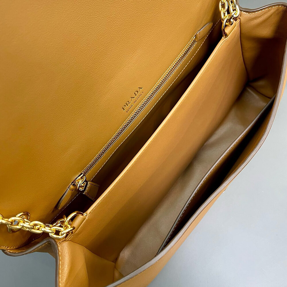 Prada Medium Leather Shoulder Bag - Replica Luxury Bags™