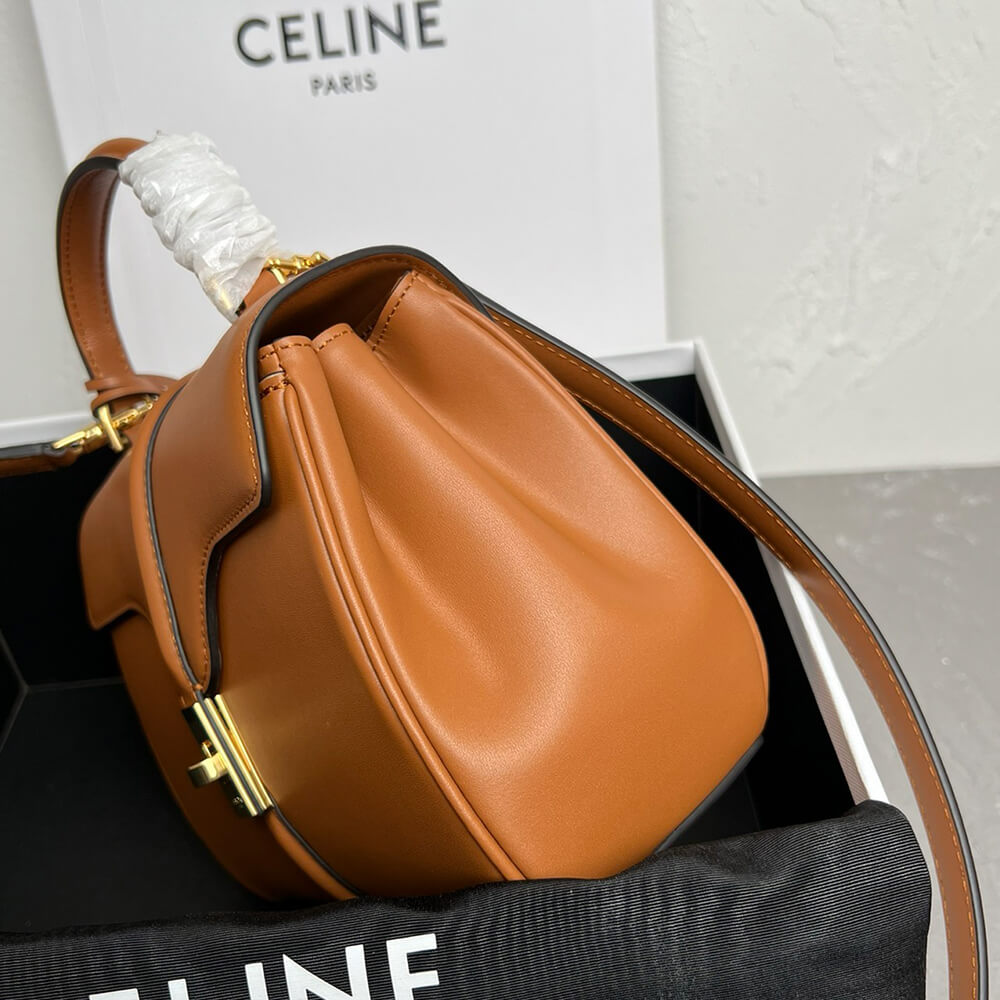 Celine Mini 16 Bag in Satinated Calfskin - Replica Luxury Bags™