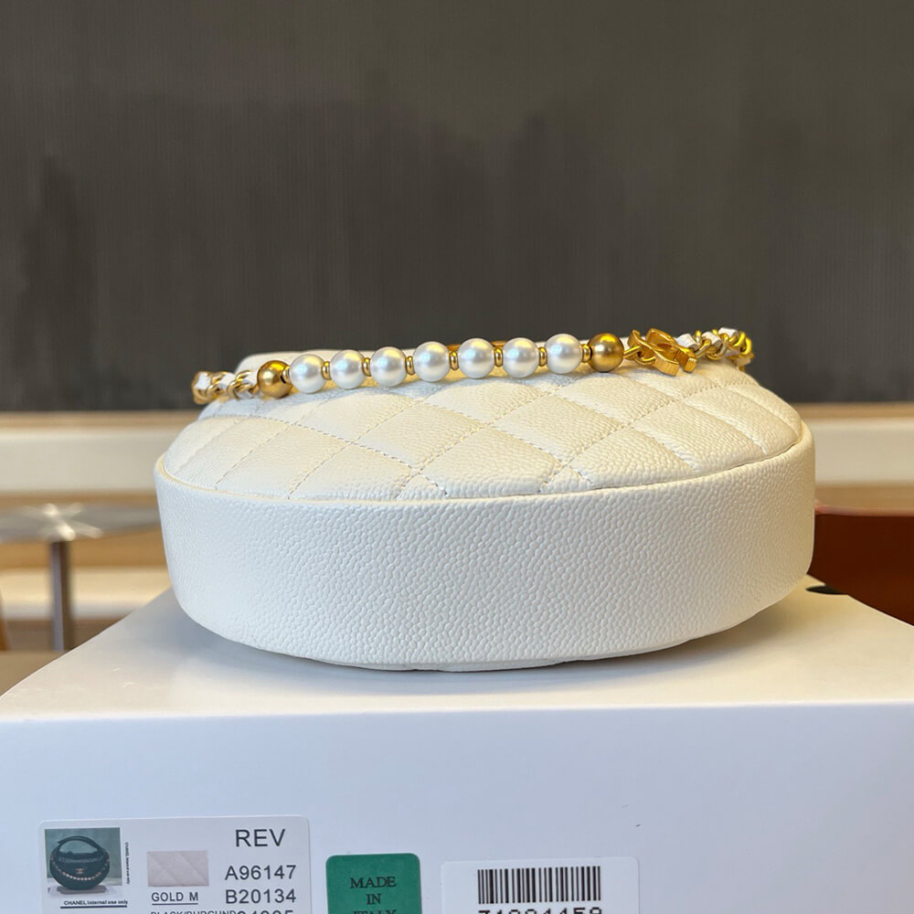 Chanel Pouch Bag in White - Replica Luxury Bags™