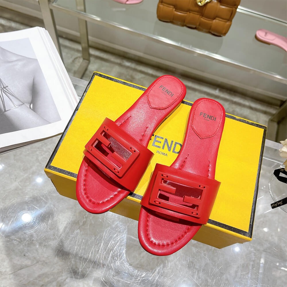 Fendi Baguette Slides Shoes - Replica Luxury Bags™