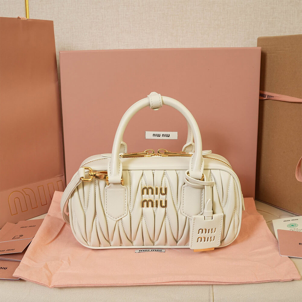 Miumiu Medium Arcadie Matelasse Nappa Bag - Replica Luxury Bags™