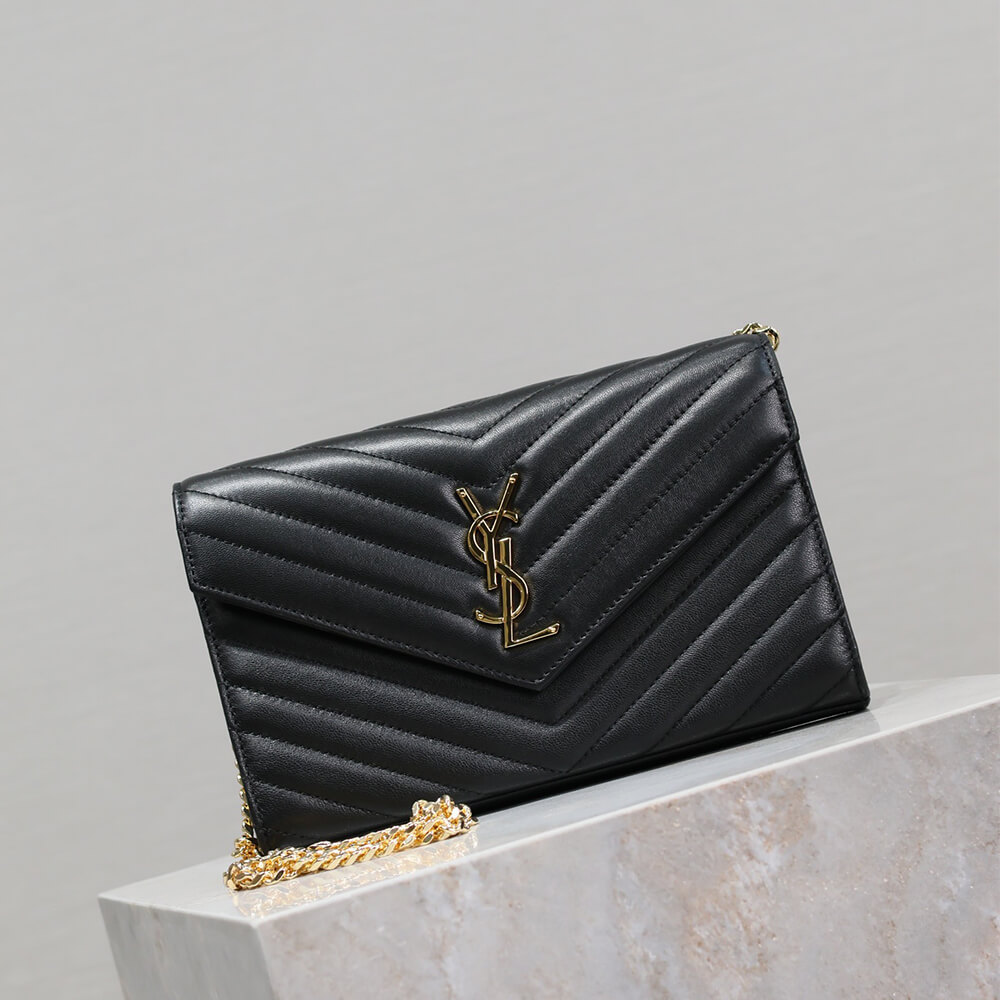 YSL Cassandre Chain Wallet Bag in Lambskin - Replica Luxury Bags™