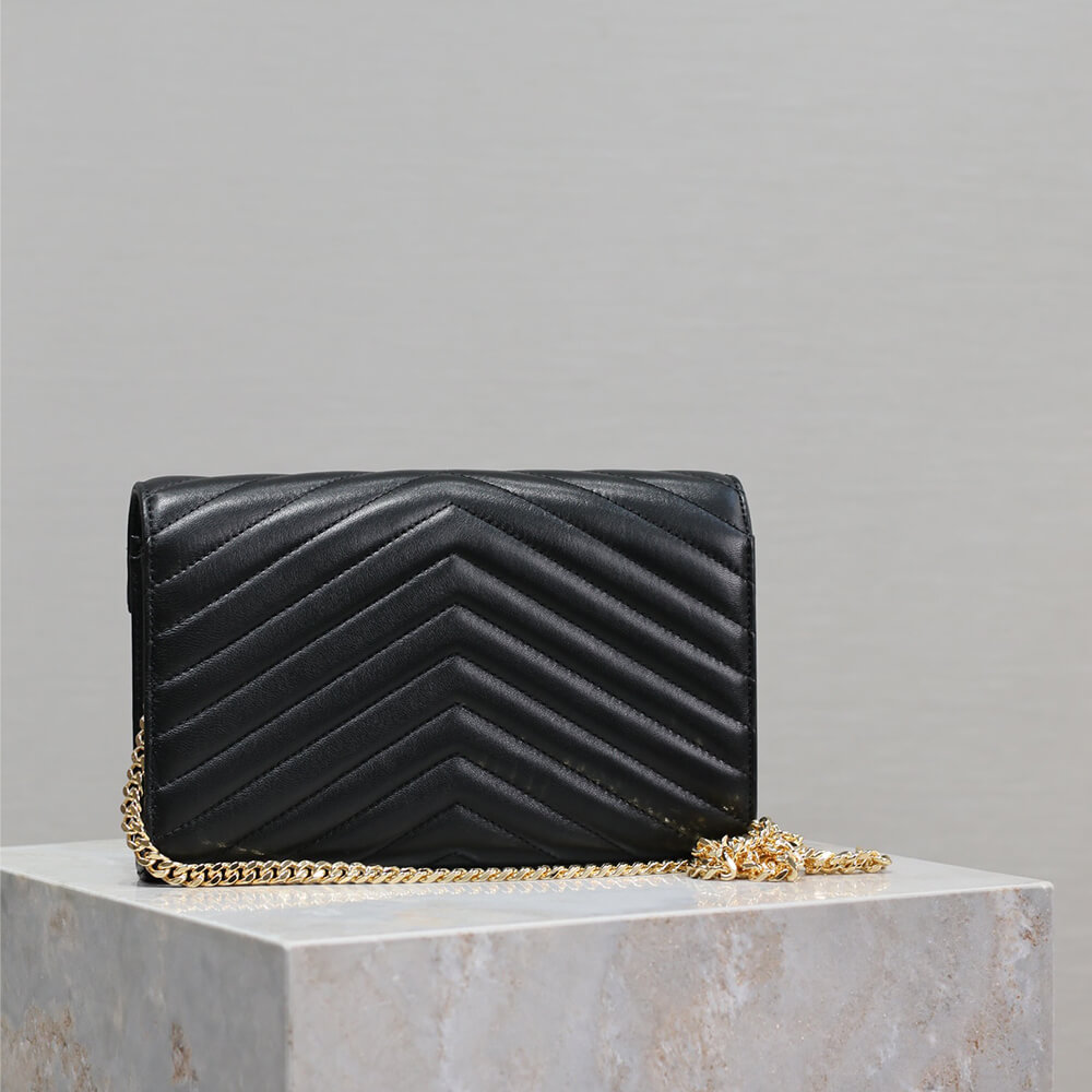 YSL Cassandre Chain Wallet Bag in Lambskin - Replica Luxury Bags™
