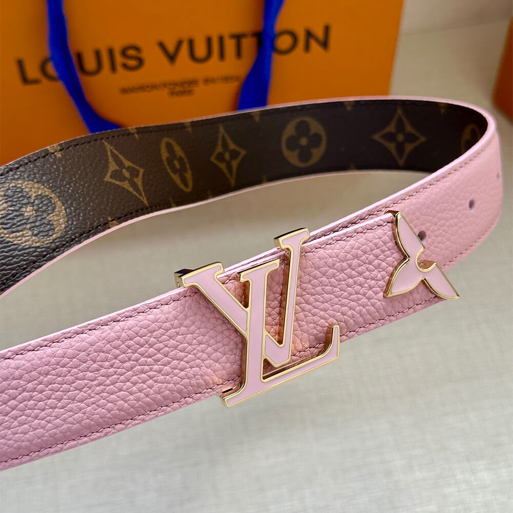 Pretty LV Enamel 30mm Reversible Belt - Replica Luxury Bags™