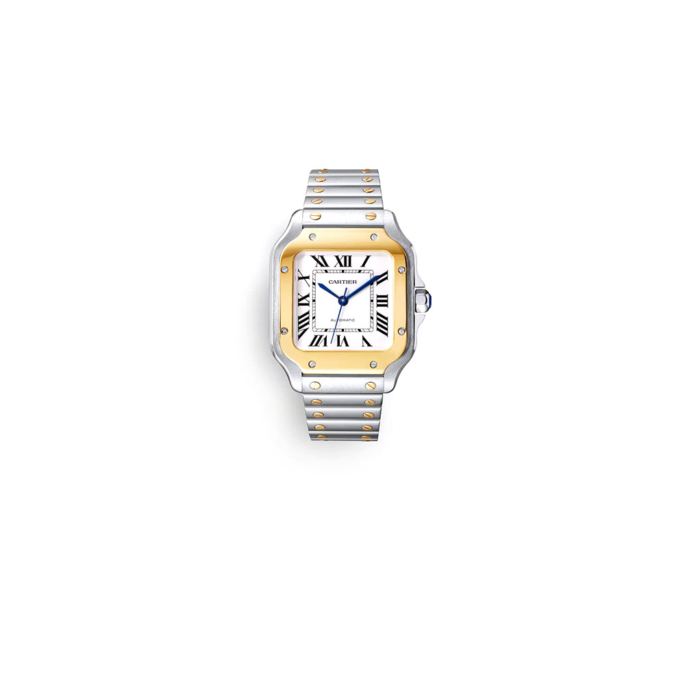 Cartier Medium Santos de Cartier watch - Replica Luxury Bags™