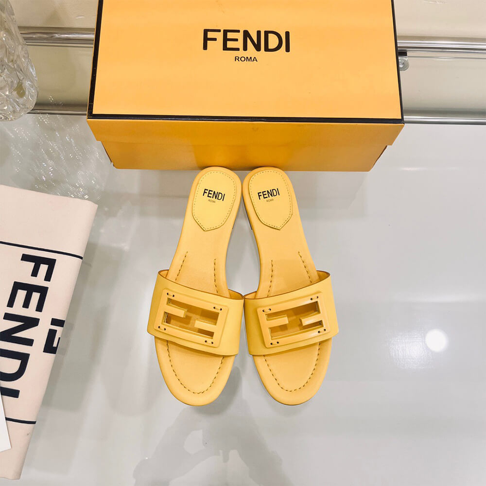 Fendi Baguette Slides Shoes - Replica Luxury Bags™