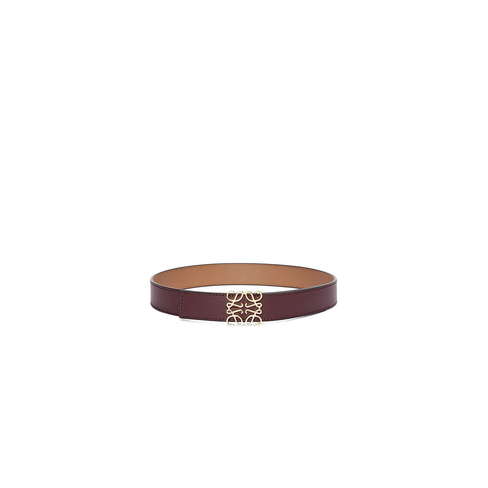 LOEWE Reversible Anagram belt in smooth calfskin 28mm - Replica Luxury Bags™