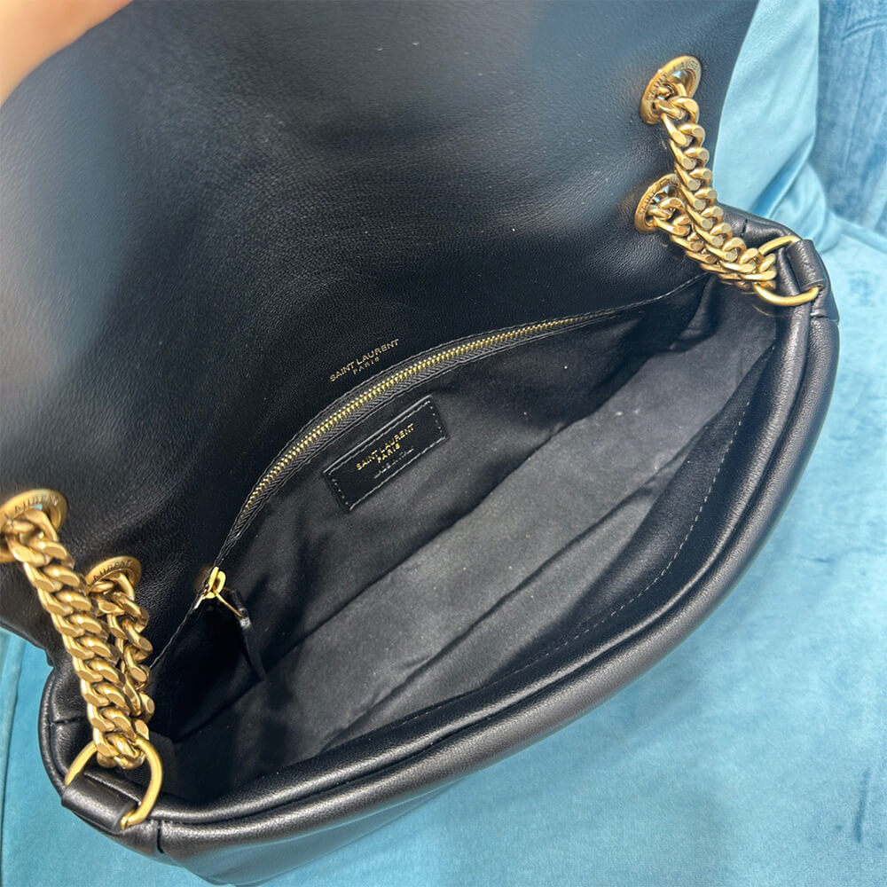 YSL Calypso Small Bag In Plunged Lambskin - Replica Luxury Bags™