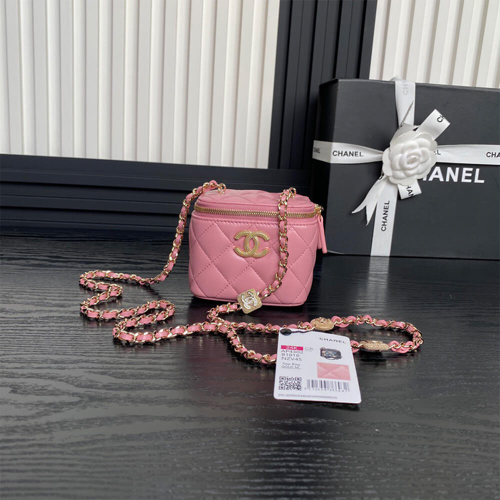 Chanel Small Vanity Bag with Chain - Replica Luxury Bags™
