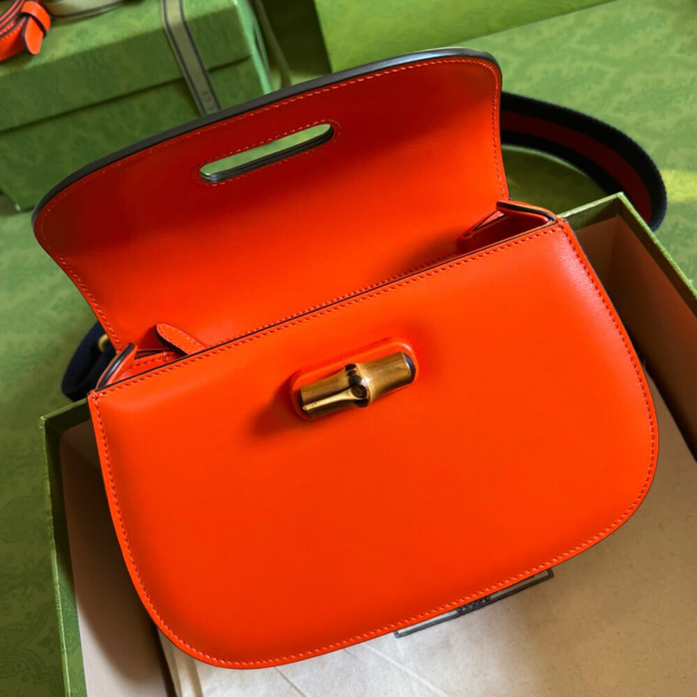 GUCCI BAMBOO 1947 JUMBO GG SMALL TOP HANDLE BAG - Replica Luxury Bags™