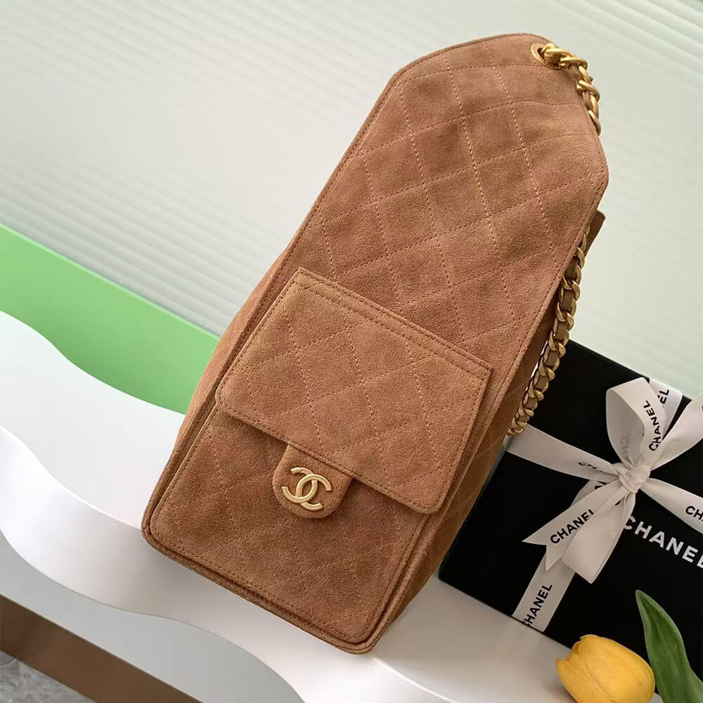 Chanel 25 Medium Handbag Suede - Replica Luxury Bags™