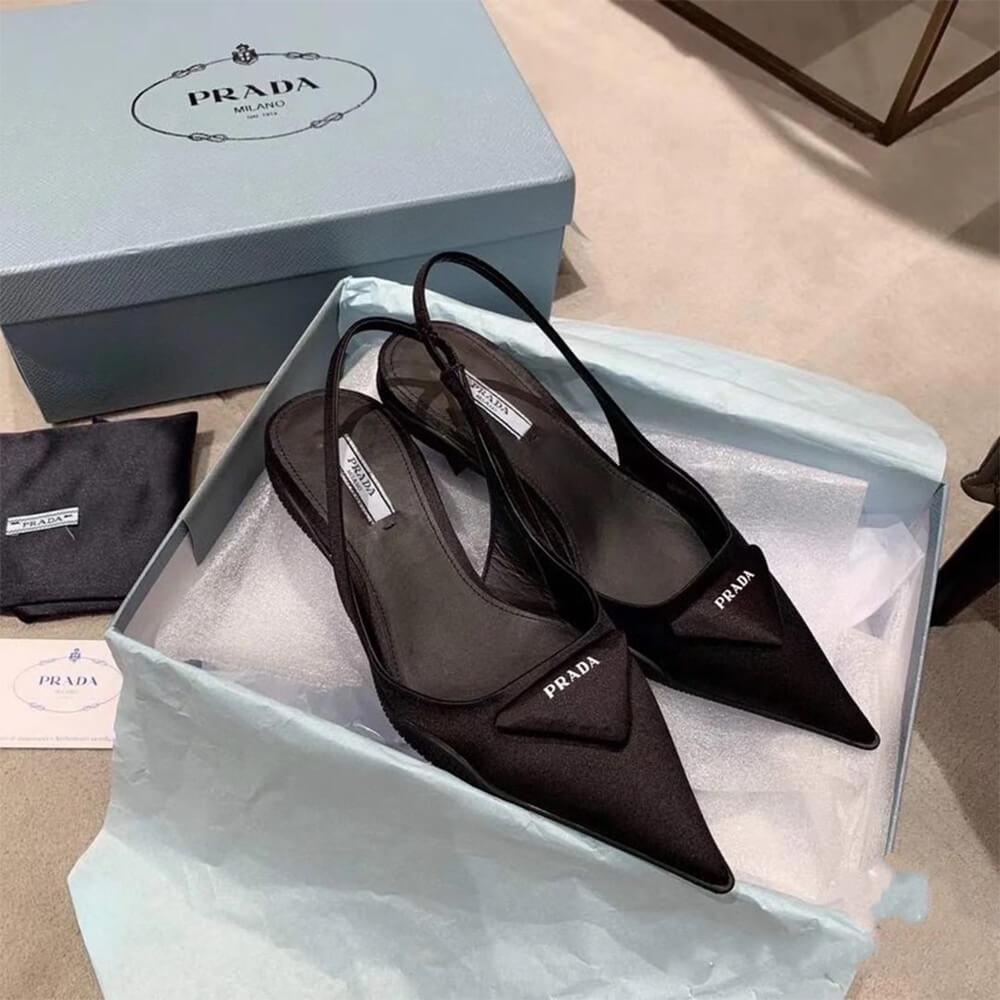 Prada Slingback Pumps Shoes - Replica Luxury Bags™