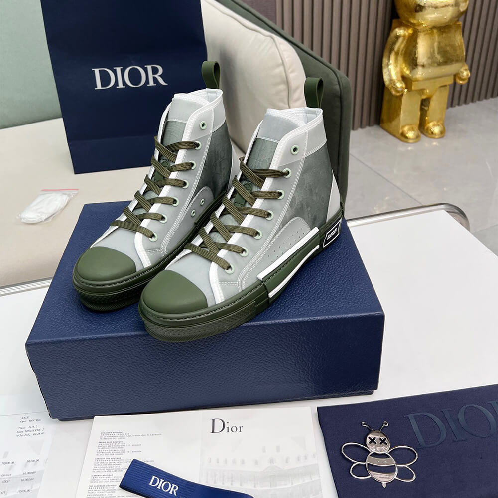 DIOR B23 High-Top Sneakers Dior Oblique Shoes - Replica Luxury Bags™