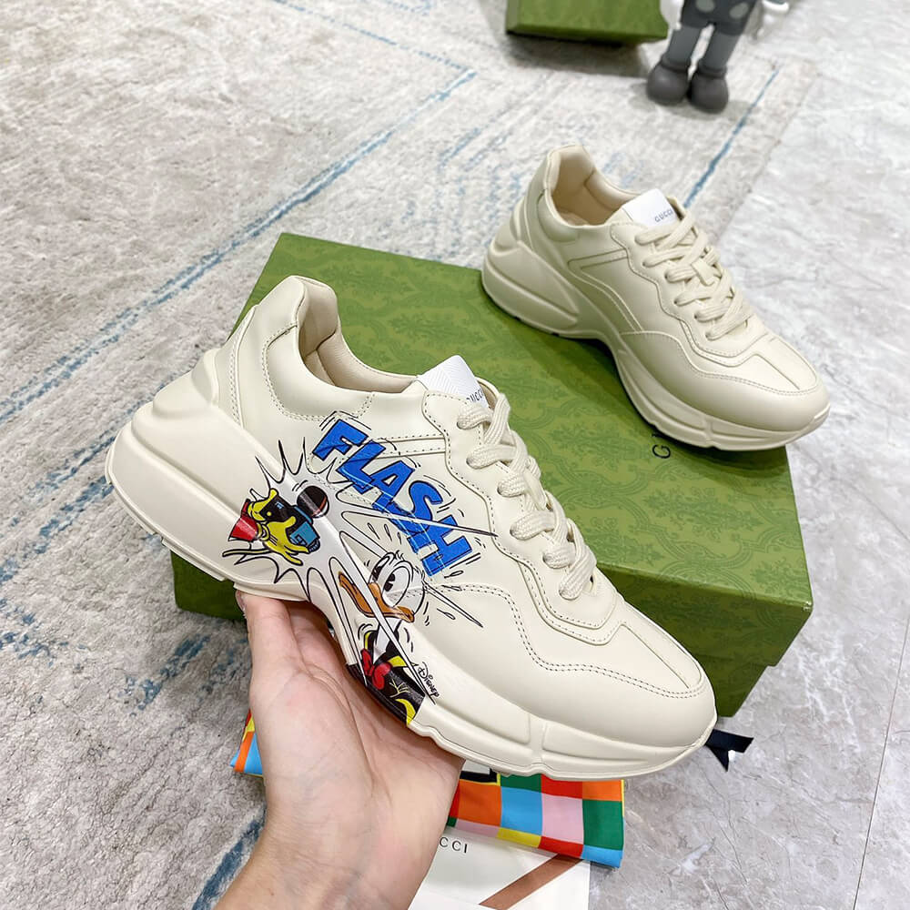 Disney x Gucci Rhyton  Donald Duck  Sneaker Shoes - Replica Luxury Bags™