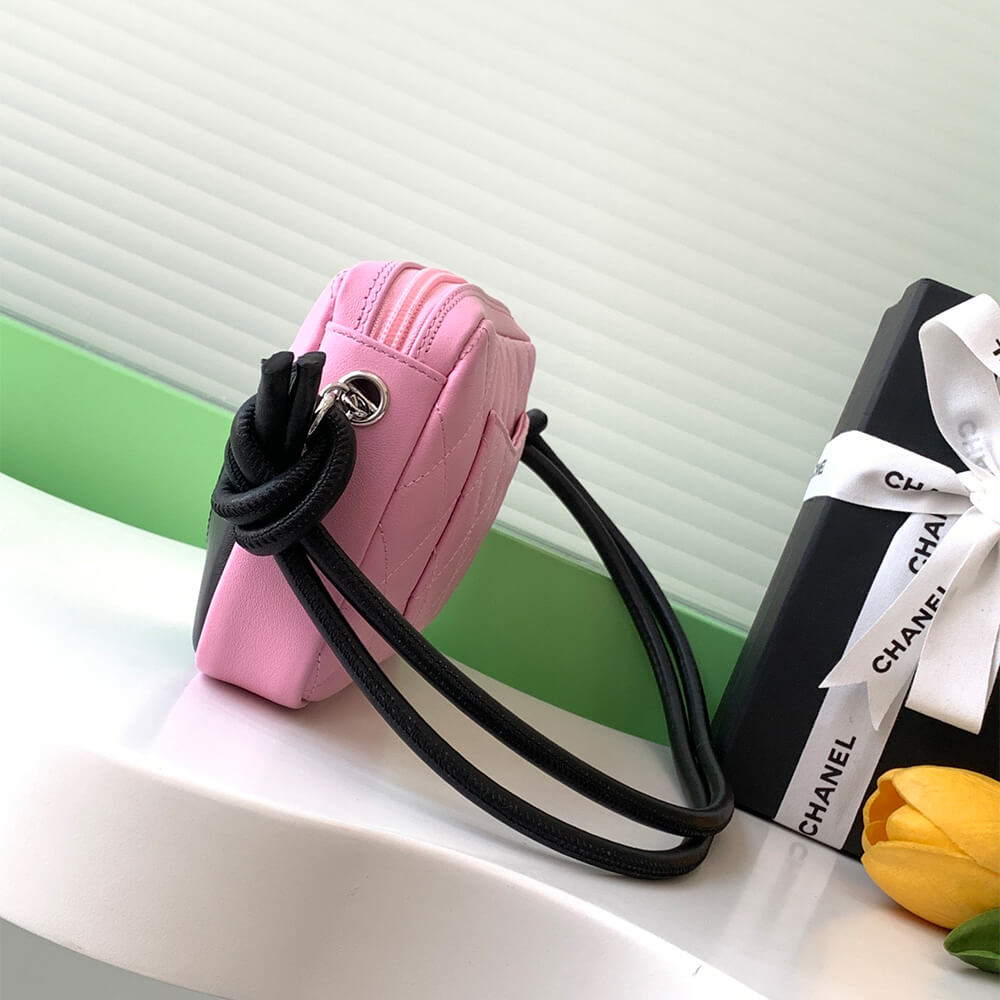 Chanel Mini Cambon Camera Bag in Pink - Replica Luxury Bags™