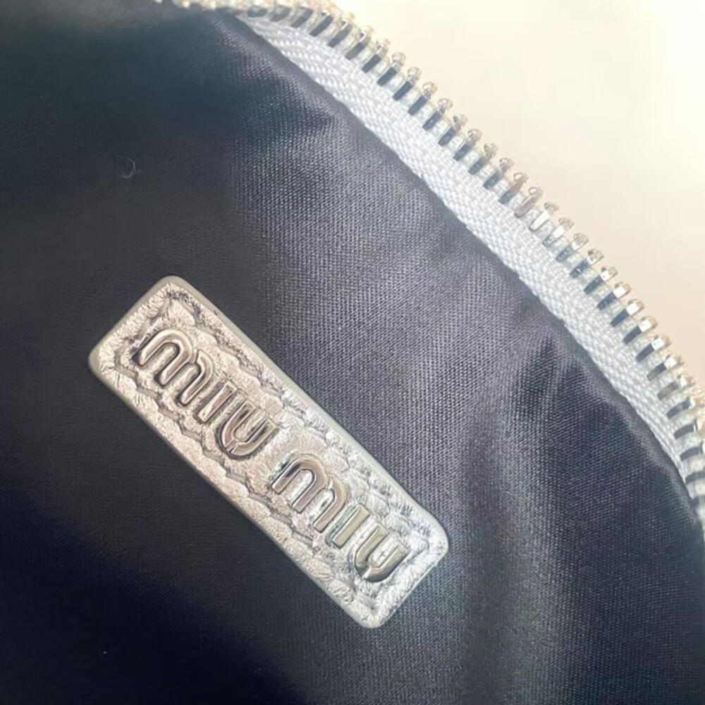 Miumiu Small Wander Matelasse Nappa Leather Hobo Bag - Replica Luxury Bags™