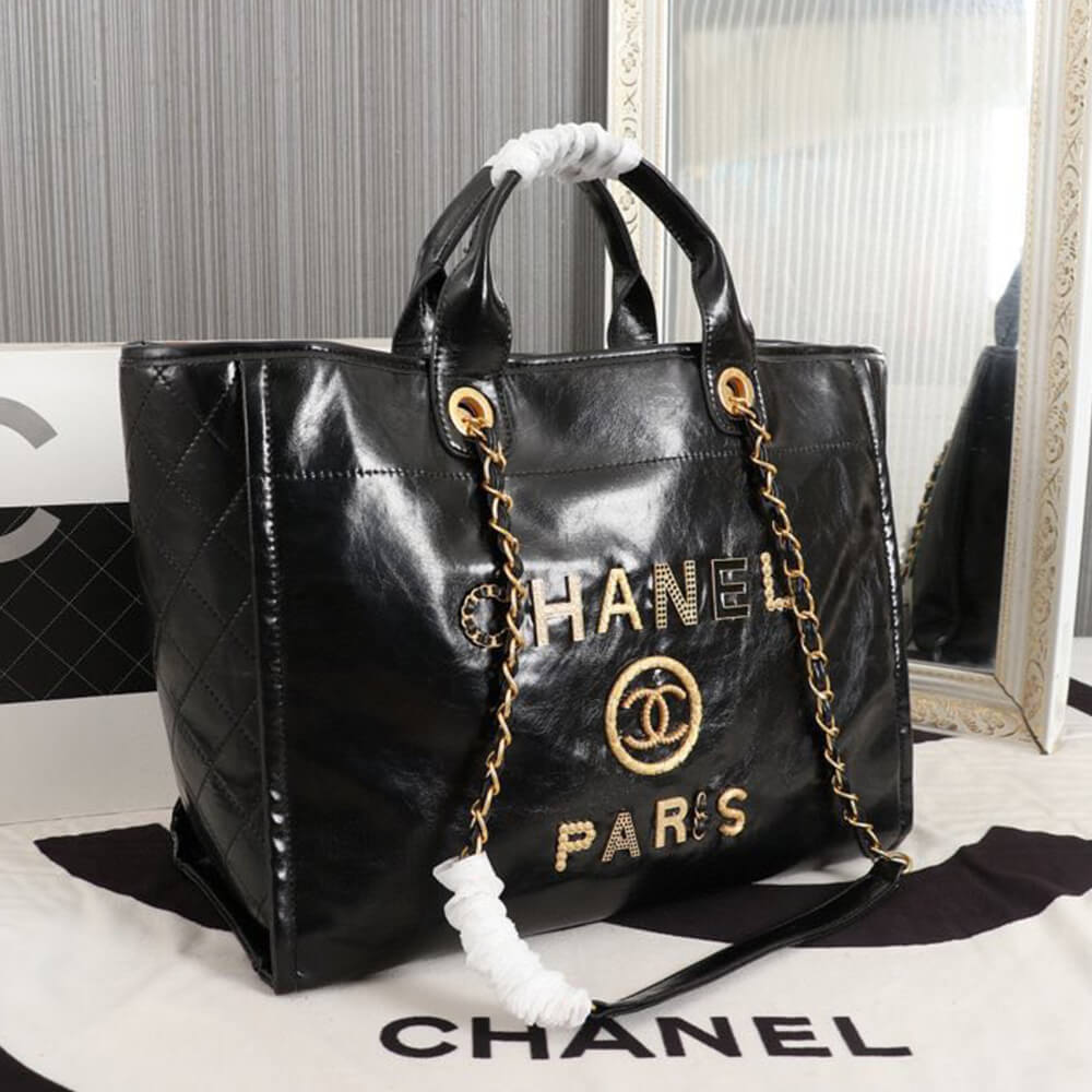Chanel Large Deauville Tote Bag - Replica Luxury Bags™