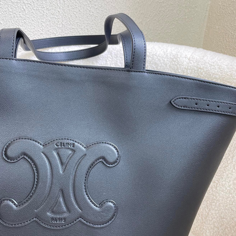 Celine Medium Cabas Anais Cuir Triomphe In Grained Calfskin Bag - Replica Luxury Bags™