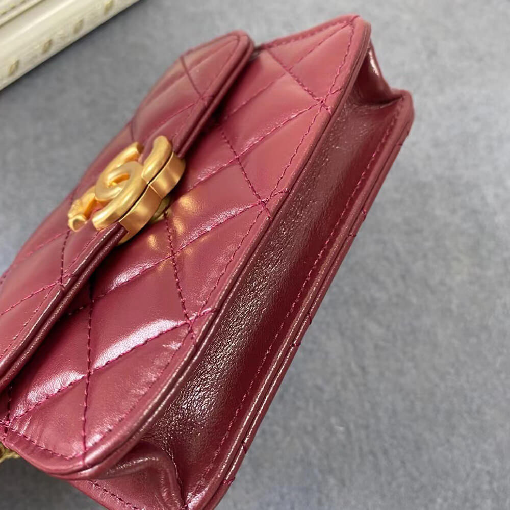 Chanel Mini Clutch Bag with Chain - Replica Luxury Bags™