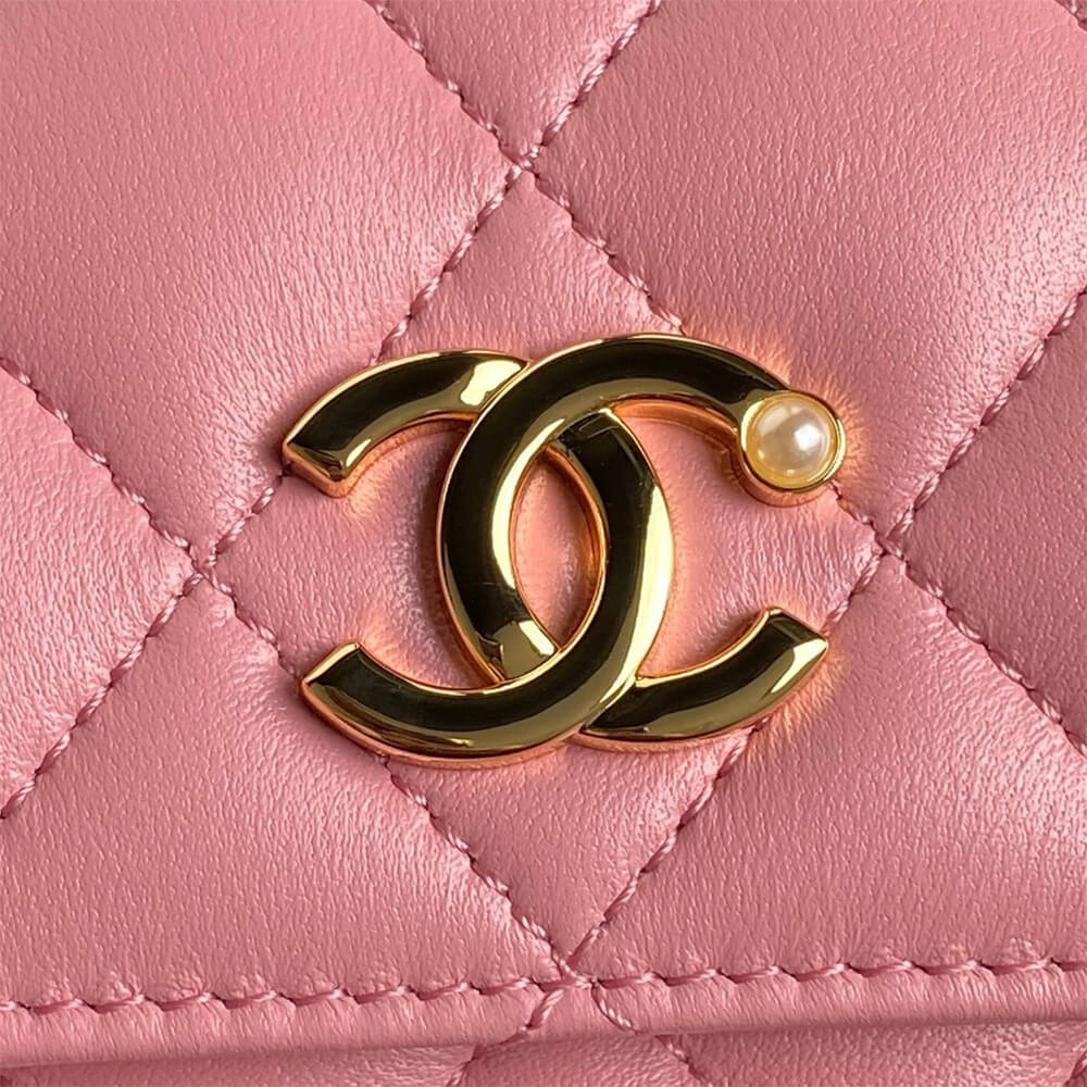 Chanel Flap Phone Holder with Chain Bag - Replica Luxury Bags™