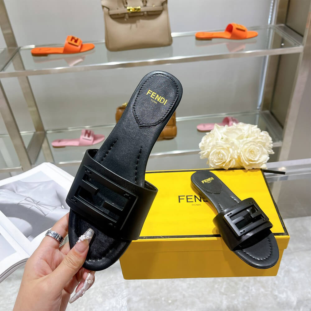 Fendi Baguette Slides Shoes - Replica Luxury Bags™