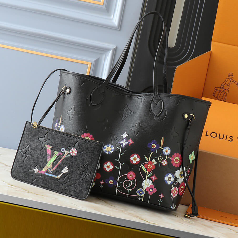 LV x TM Neverfull MM Bag - Replica Luxury Bags™