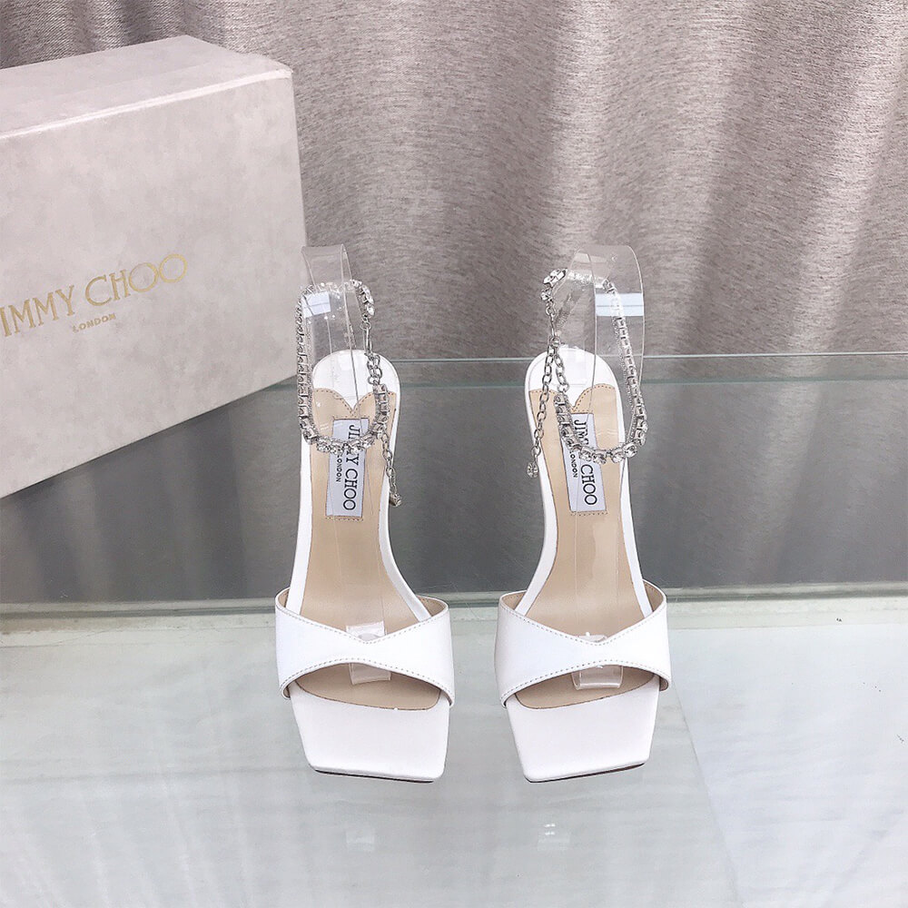 JIMMY CHOO Saeda Sandal 100 Shoes - Replica Luxury Bags™