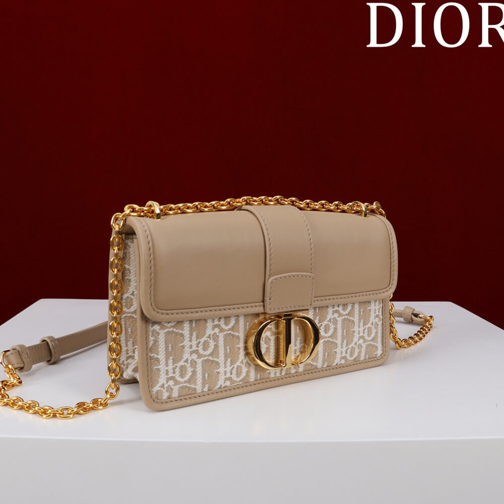 Dior 30 Montaigne East-West Bag with Chain - Replica Luxury Bags™