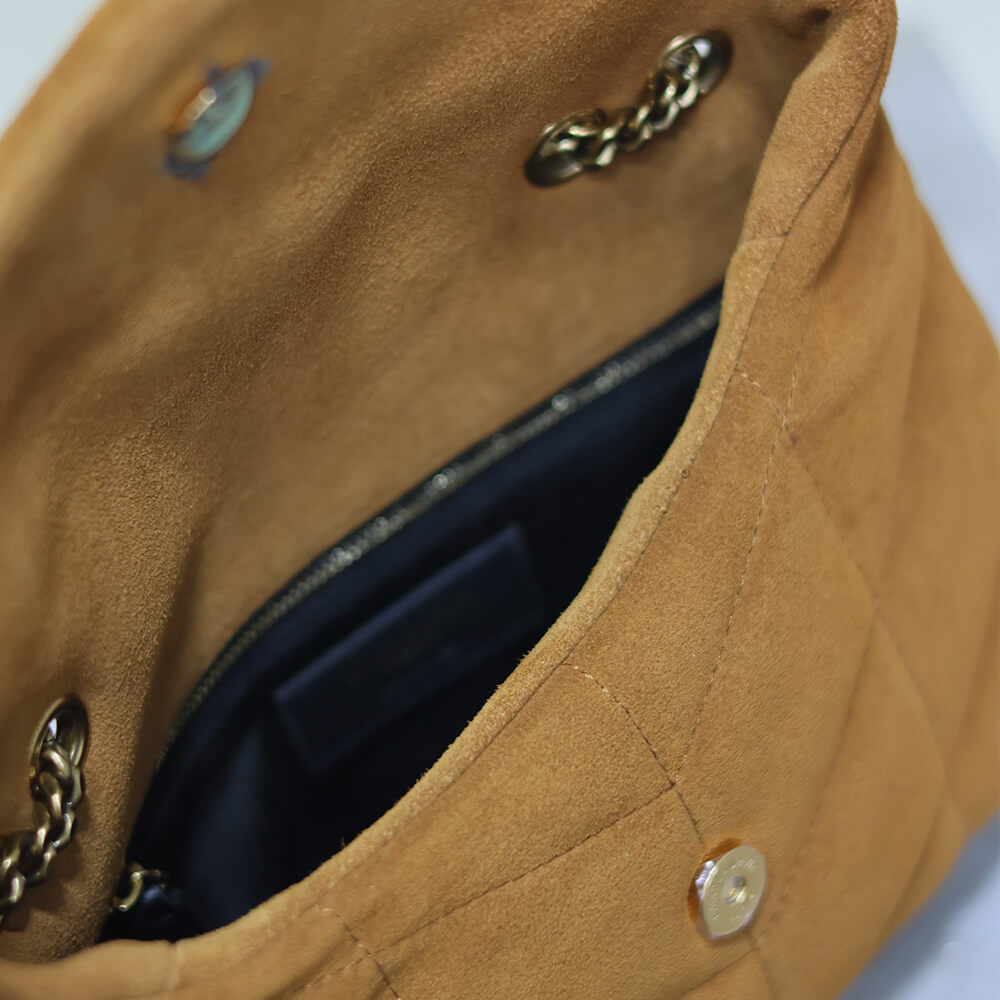 YSL Toy Puffer Bag in Suede - Replica Luxury Bags™