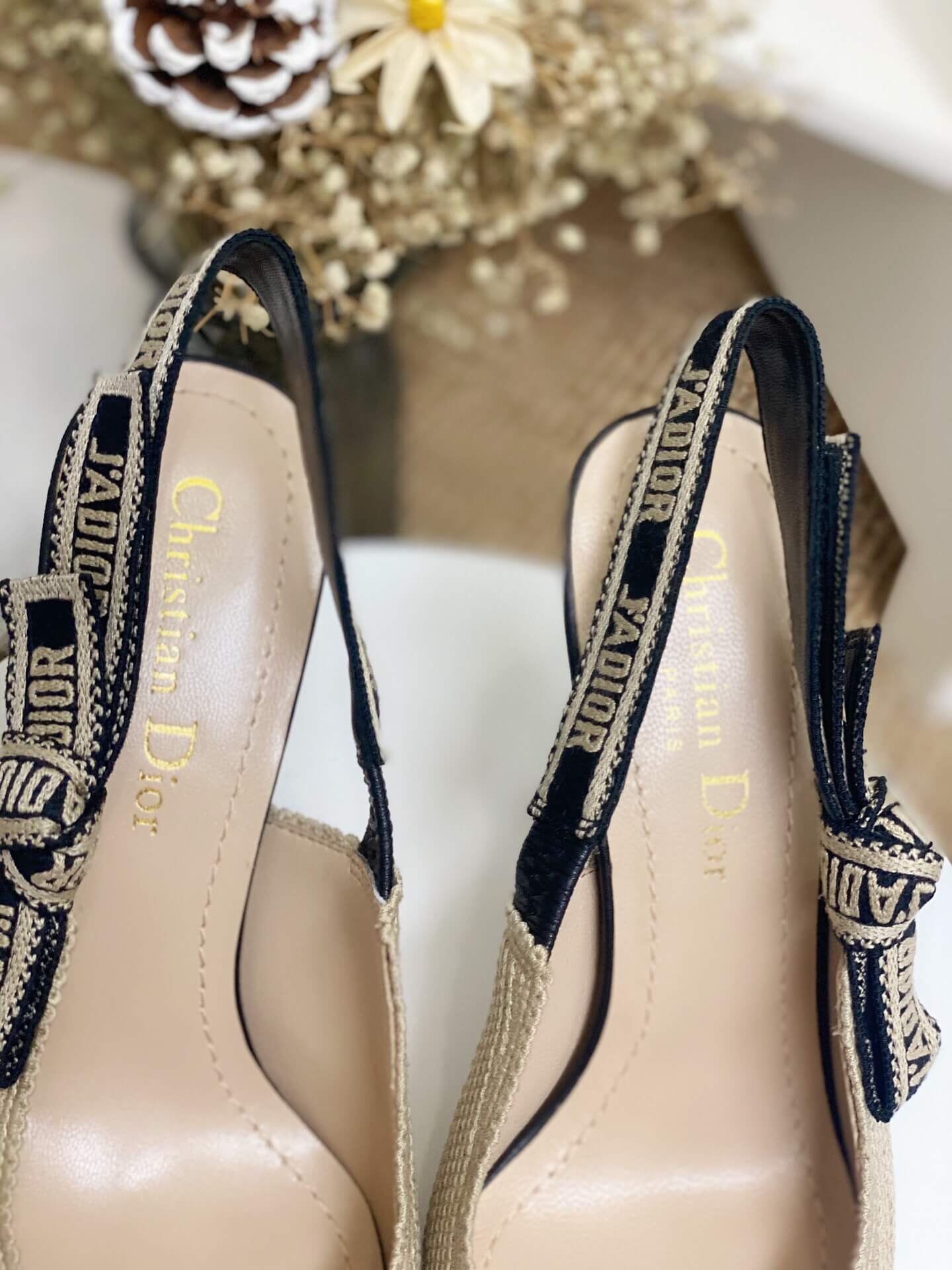 J Adior Slingback Pump Shoes - Replica Luxury Bags™