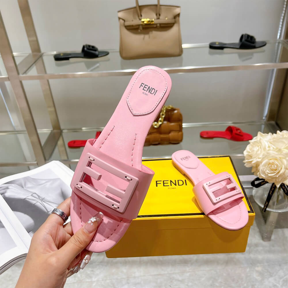 Fendi Baguette Slides Shoes - Replica Luxury Bags™