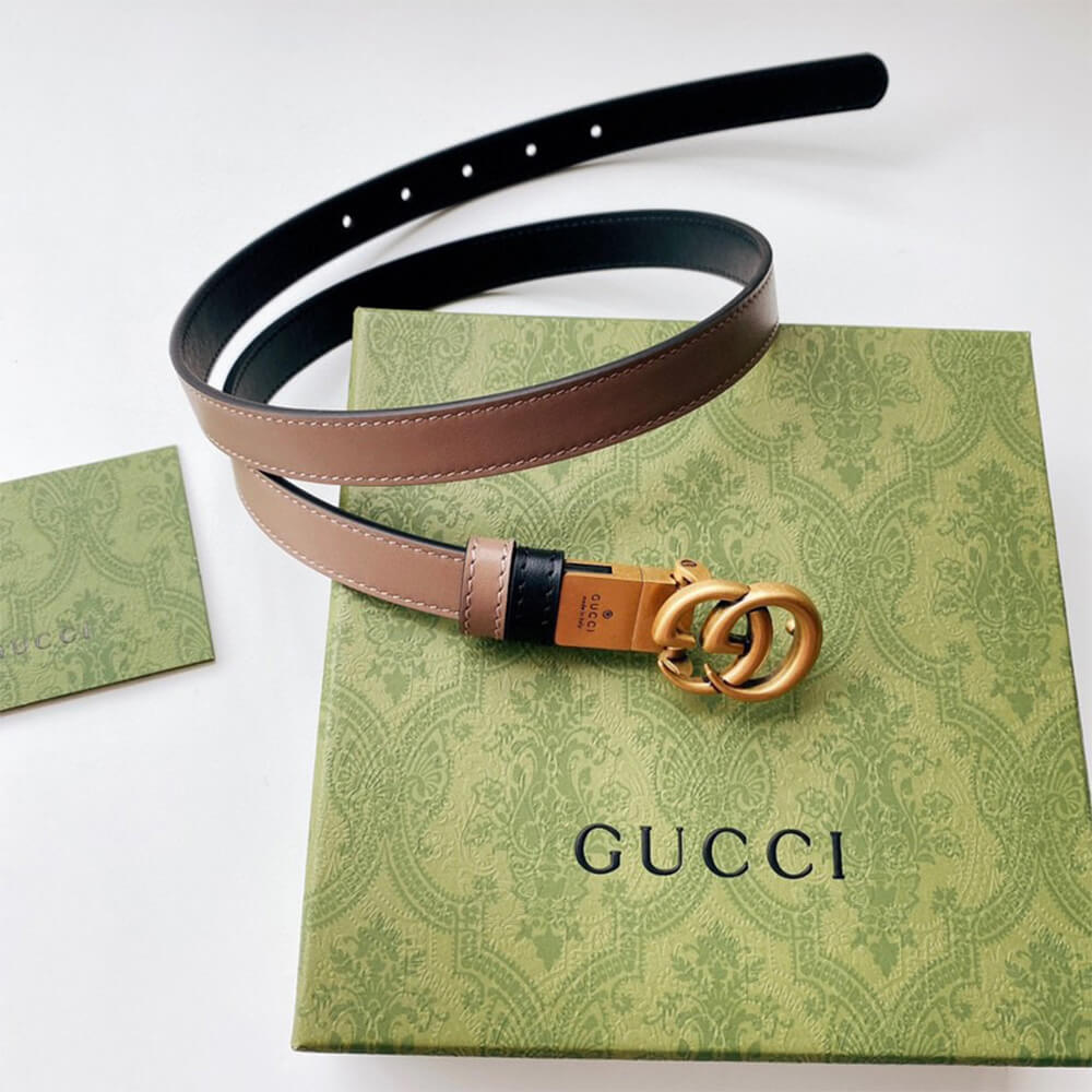 GUCCI Marmont Reversible 20mm Belt - Replica Luxury Bags™