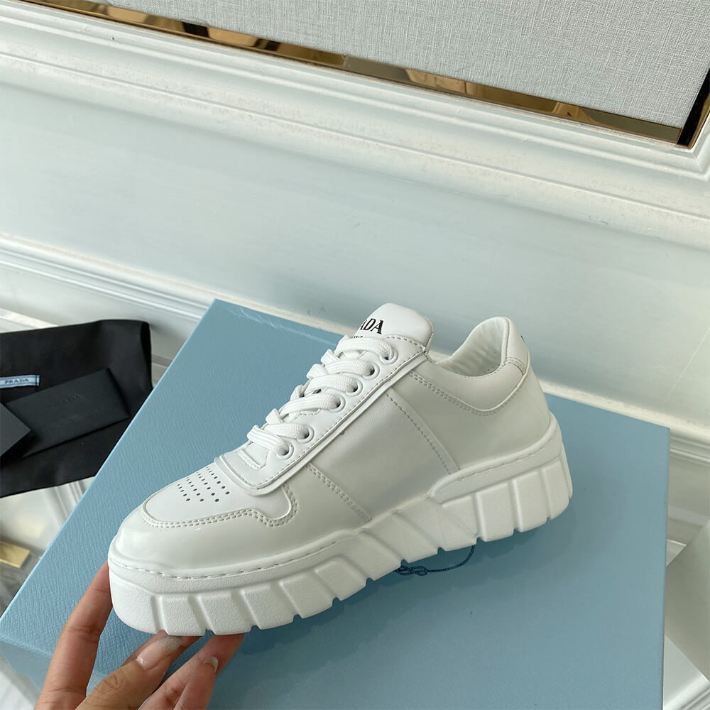 Prada Leather Sneakers Shoes - Replica Luxury Bags™